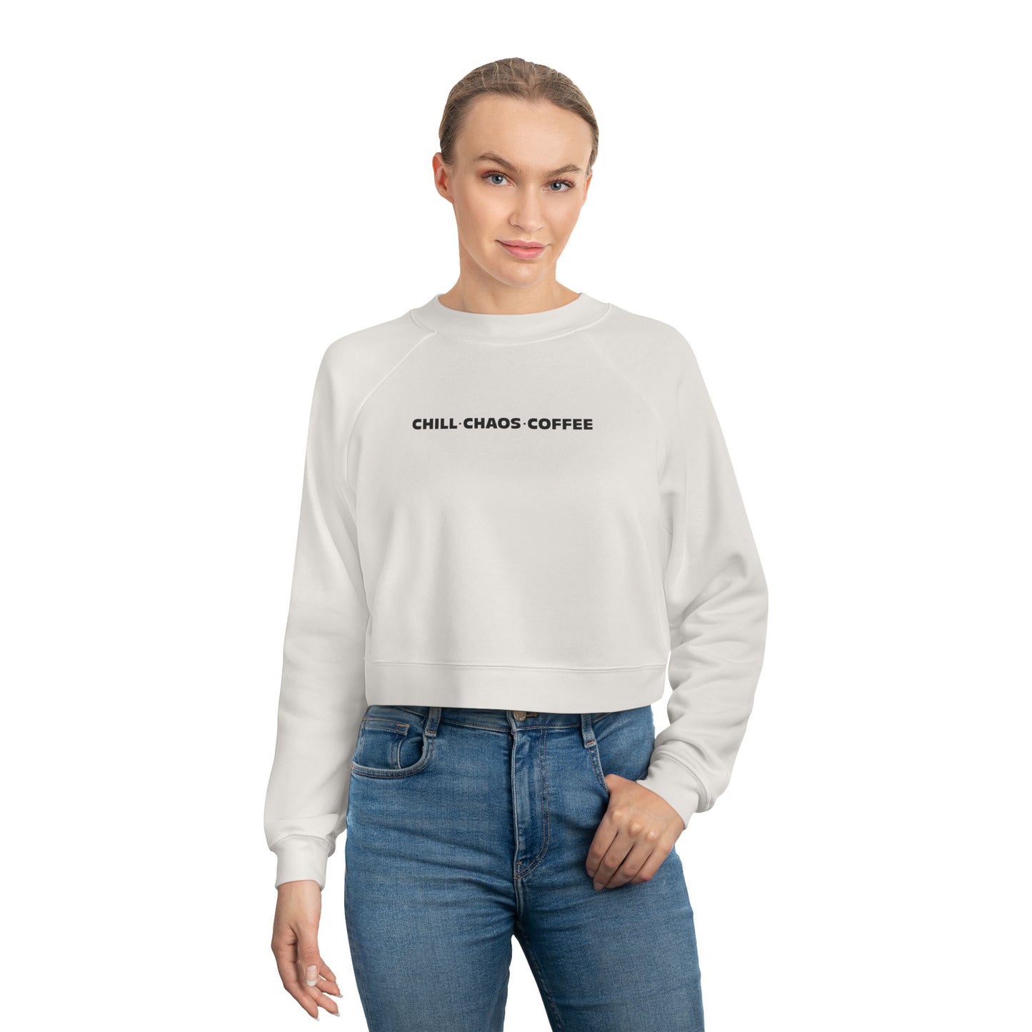 Chill Chaos Coffee Long Sleeve Crop